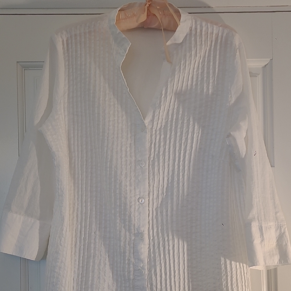 Charlotte Kellogg Palm Beac - Cotton Blouse/beach cover-up